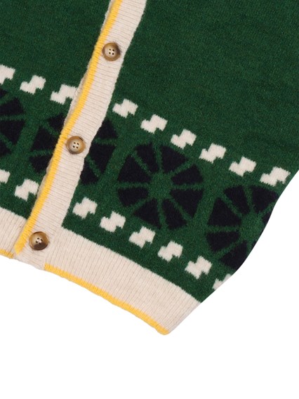 Bobo Choses Kaleidoscope jacquard cardigan