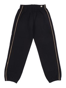 MINI RODINI Plain piping sweatpants
