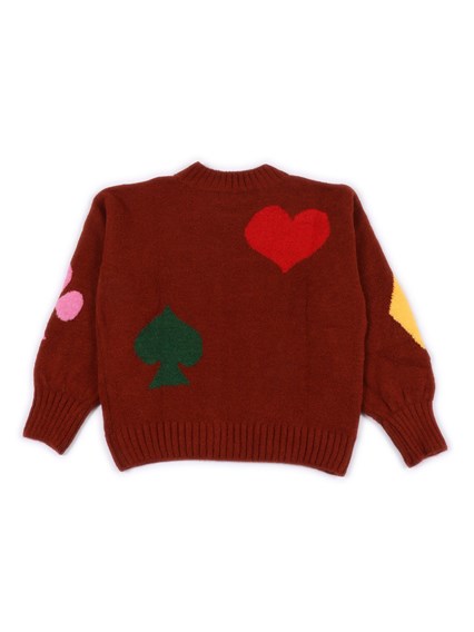 Bobo Choses Bobo Joker jacquard turtle neck jumper