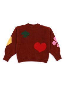 Bobo Choses Bobo Joker jacquard turtle neck jumper