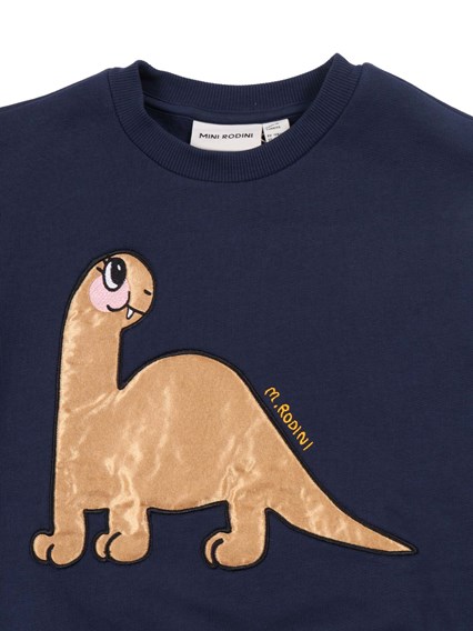 MINI RODINI Dino application sweatshirt