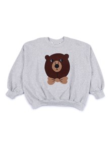 MINI RODINI Bear chenille sweatshirt