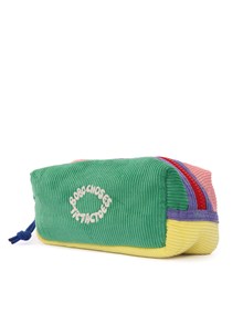 Bobo Choses Tic Tac Toe color block corduroy pencil case