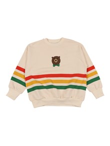 MINI RODINI Bear stripe sweatshirt