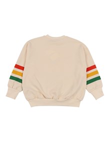MINI RODINI Bear stripe sweatshirt