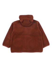 MINI RODINI Bear emb pile jacket