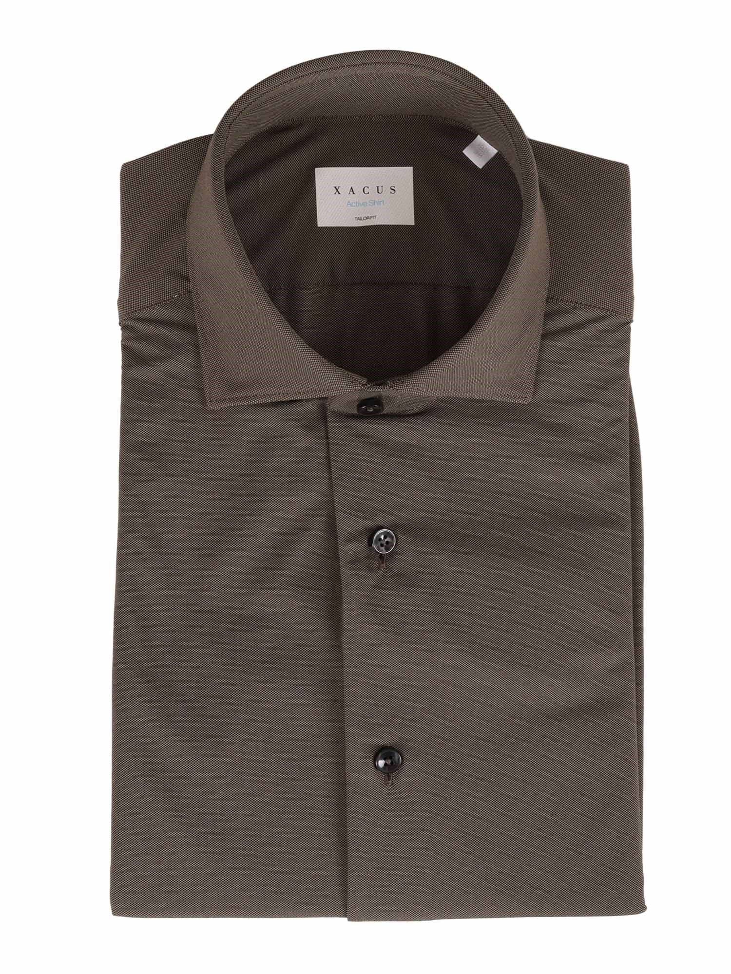 Xacus Buttoned Shirt In Brown
