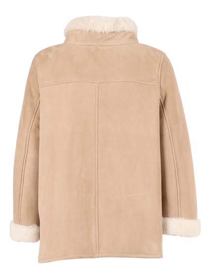 Fay SHEARLING+HOOK CAPE