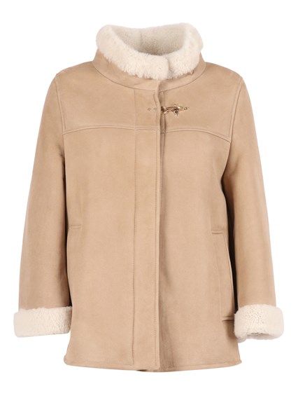 Fay SHEARLING+HOOK CAPE