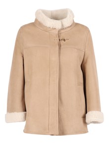 Fay SHEARLING+HOOK CAPE