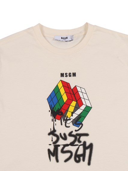 Msgm JERSEY T-SHIRT  BOY
