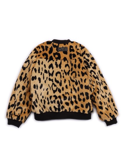 Msgm ANIMALIER FUR BOMBER GIRL