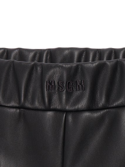 Msgm ECO LEATHER LEGGINGS GIRL