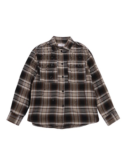Msgm VISCOSE WOOL SHIRT GIRL