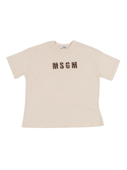 Msgm BOXY JERSEY T-SHIRT GIRL