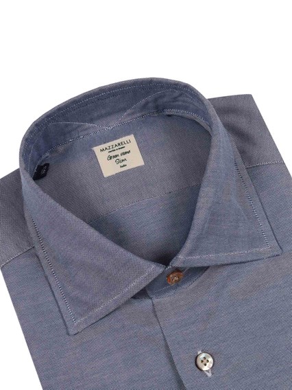 Mazzarelli OXFORD COTTON SLIM FIT SHIRT