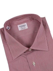 Mazzarelli STRIPED COTTON SLIM FIT SHIRT