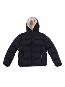 Save The Duck CHAZ HOODED JACKET WITH TEDDY LINING
