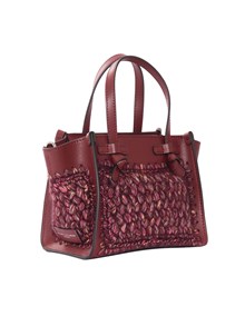 MARCELLA GIANNI CHIARINI BORSA IN PELLE E TESSUTO
