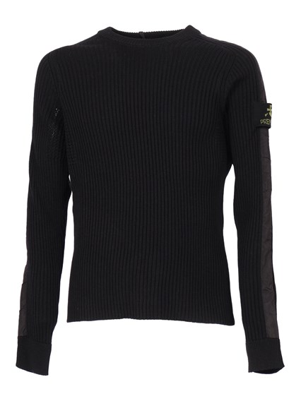PREMIATA RIBBED CREW NECK NYLON
