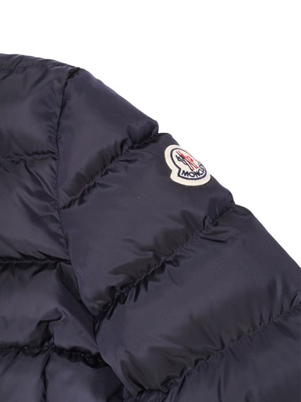 Moncler Enfant BLACK CHARPAL LONG COAT