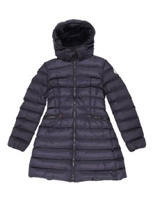 Moncler Enfant BLACK CHARPAL LONG COAT