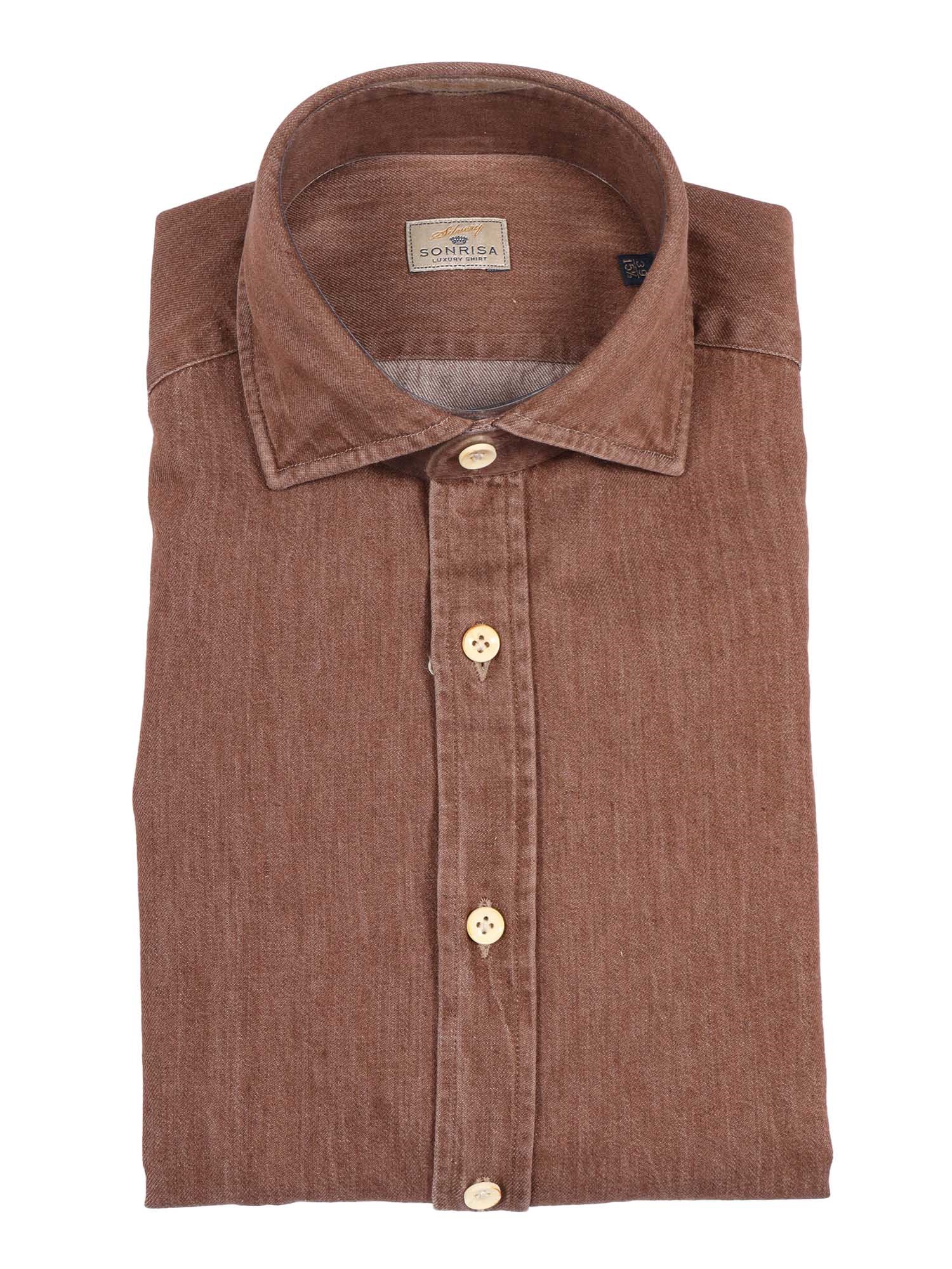 Sonrisa Buttoned Shirt In Brown