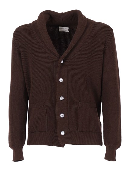 SETTE FILI CASHMERE Shawl Collar Cardigan With Pockets
