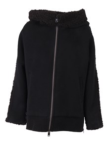 Diego M CAPPOTTO IN CASHMERE C/ DETTAGLI IN MAGLIA E VEGAN LEATHER