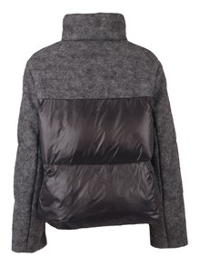 Diego M MOHAIR BLEND JACKET WITH SYNTHETIC DOWN PADDING