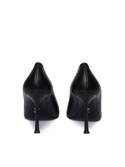 Sergio Levantesi MODERNA56 CALF BLACK PUMPS
