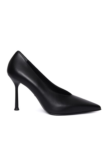 Sergio Levantesi MODERNA56 CALF BLACK PUMPS