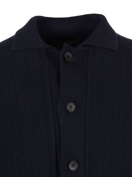 PHI by Filippo De Laurentiis LS EXTRA FINE MERINO WOOL SHIRT