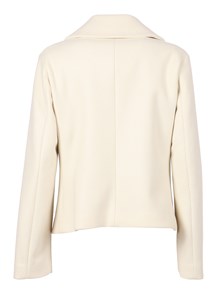 SEALUP PEACOAT TEODORA IN MISTO LANA BIANCO