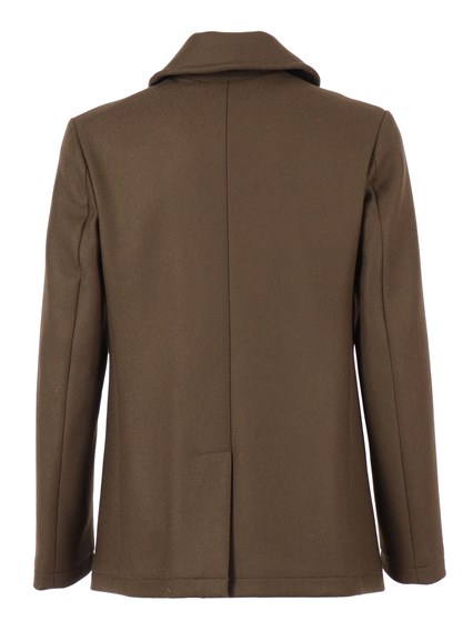 SEALUP PEACOAT QUEBEC IN MISTO LANA VERDE