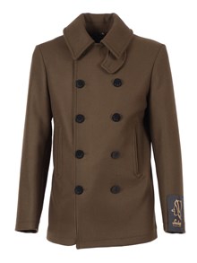 SEALUP PEACOAT QUEBEC IN MISTO LANA VERDE