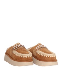 MOU Bounce clog suede - letter logo