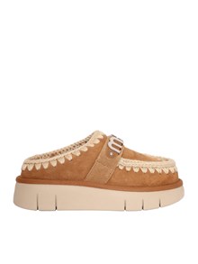 MOU Bounce clog suede - letter logo