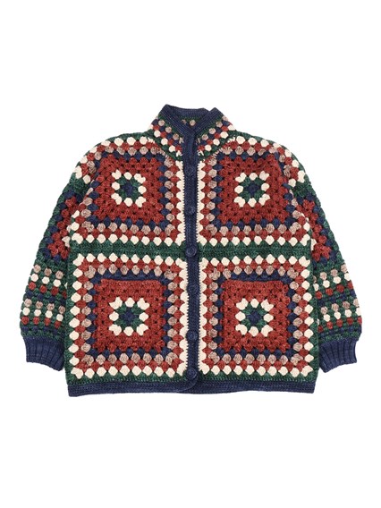 MISHA & PUFF Crochet Big Square Jacket