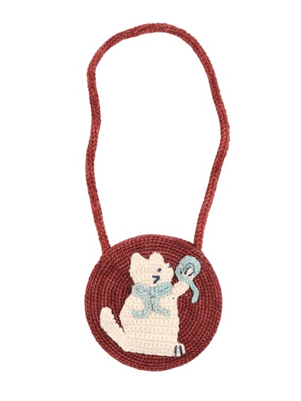 MISHA & PUFF Meadow Yarn Cat Circle Bag