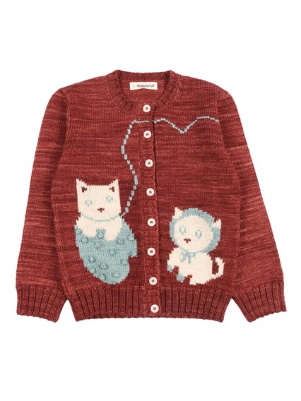 MISHA & PUFF Three Little Kittens Cardigan
