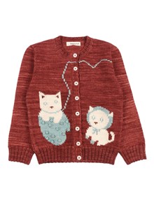 MISHA & PUFF Three Little Kittens Cardigan