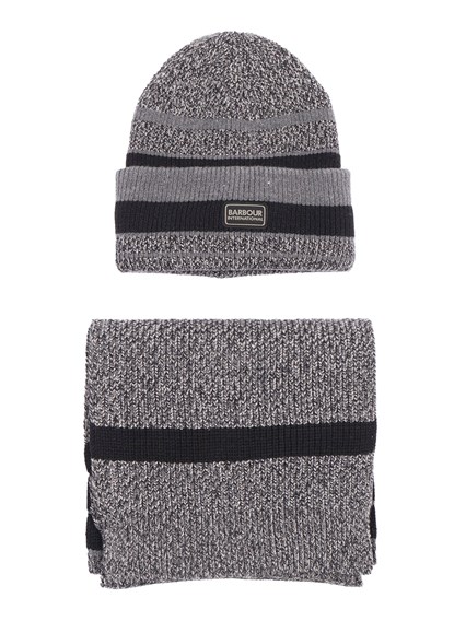 BARBOUR BOSTON BEANIE & SCARF GIFT SET