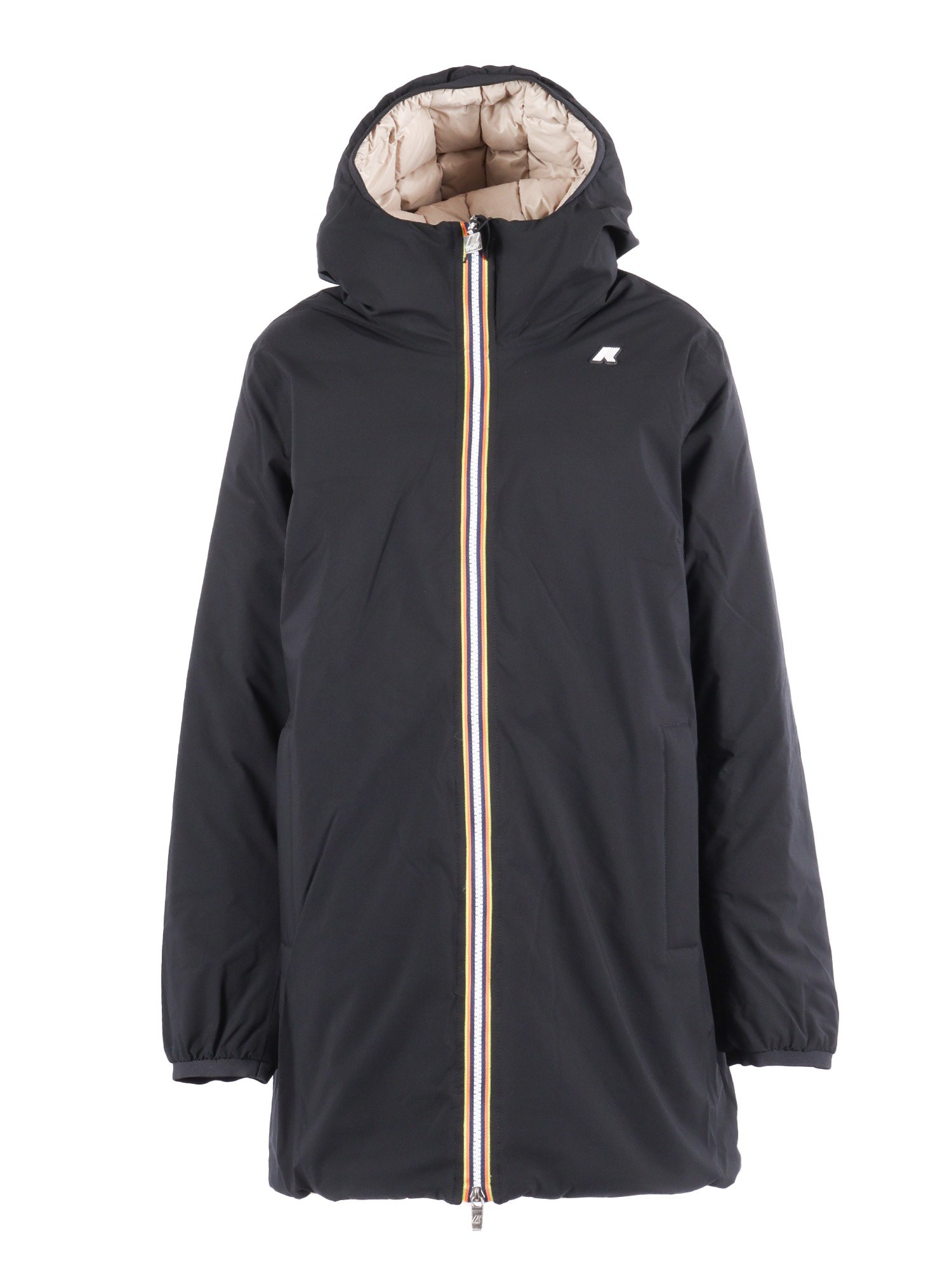 K-way K Way Sophie Plus Reversible Hooded Jacket In Multicolor