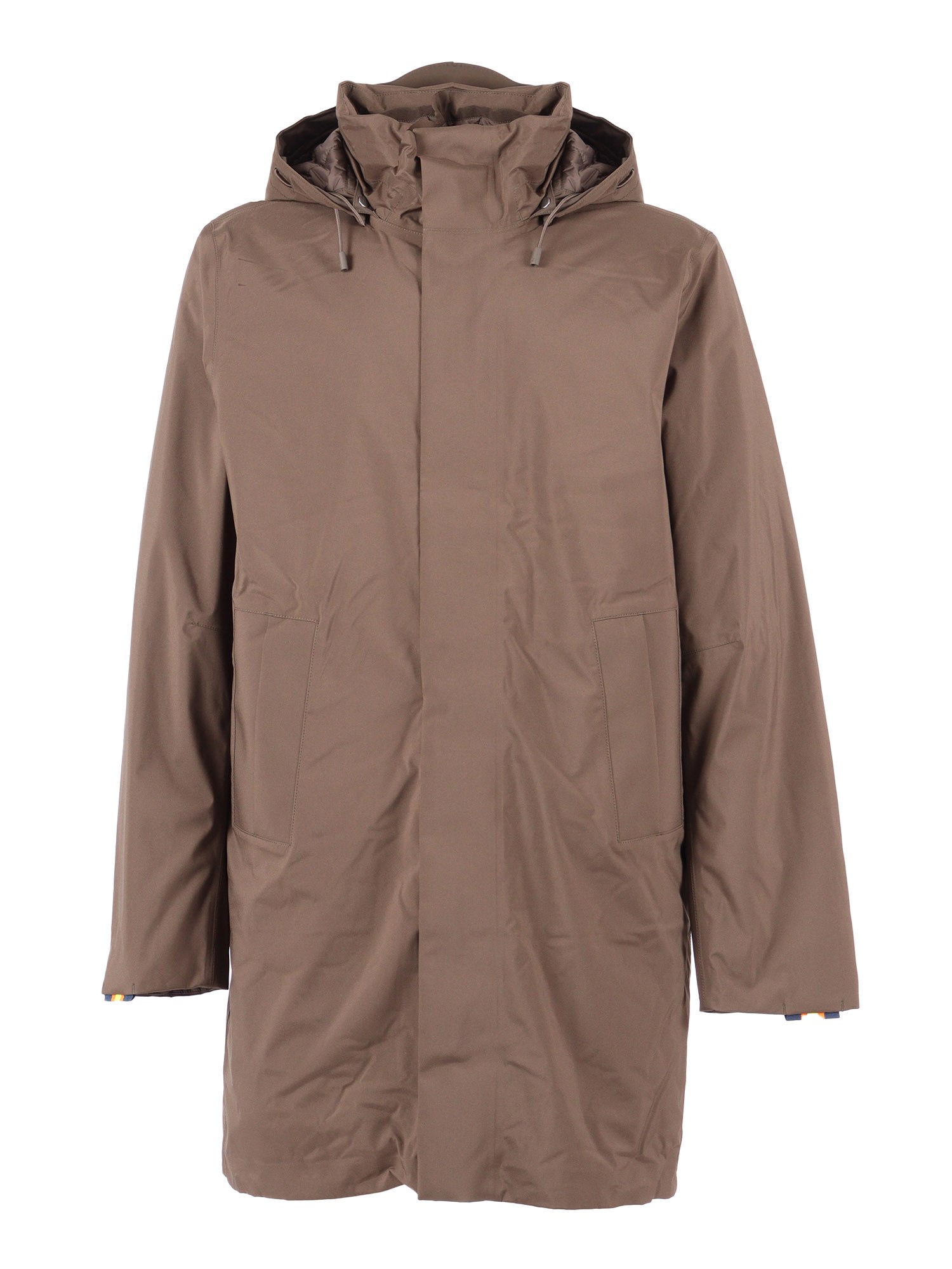 K-way Thomal Bonded Padded Down Jacket In Black