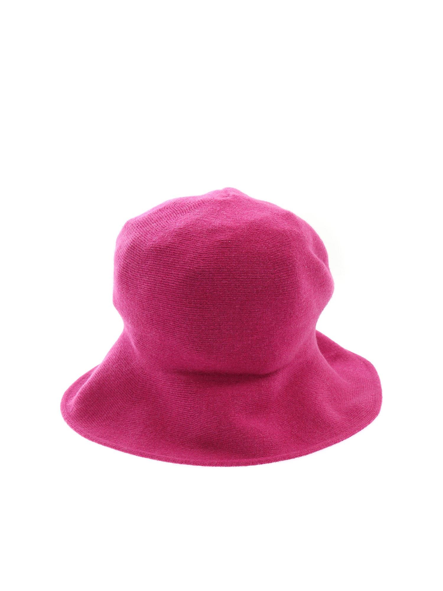 Kangra Cashmere Wide Brit Hat In Pink