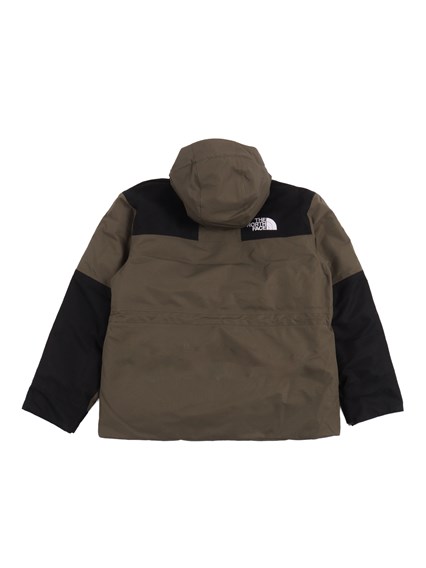 THE NORTH FACE KIDS TEEN MOUNTAIN DOWN JACKET NEW TAUPE GREEN