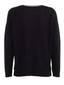 Kangra Cashmere GIROCOLLO BOXING INTARSIO ROMBO+LUREX