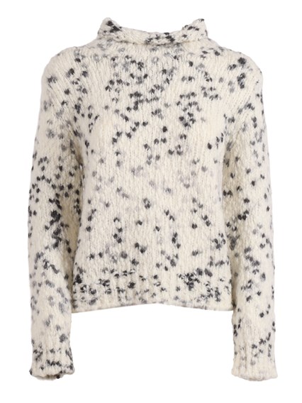 Kangra Cashmere REGULAR FIT TURTLENECK WITH BUTTONED EFFECT