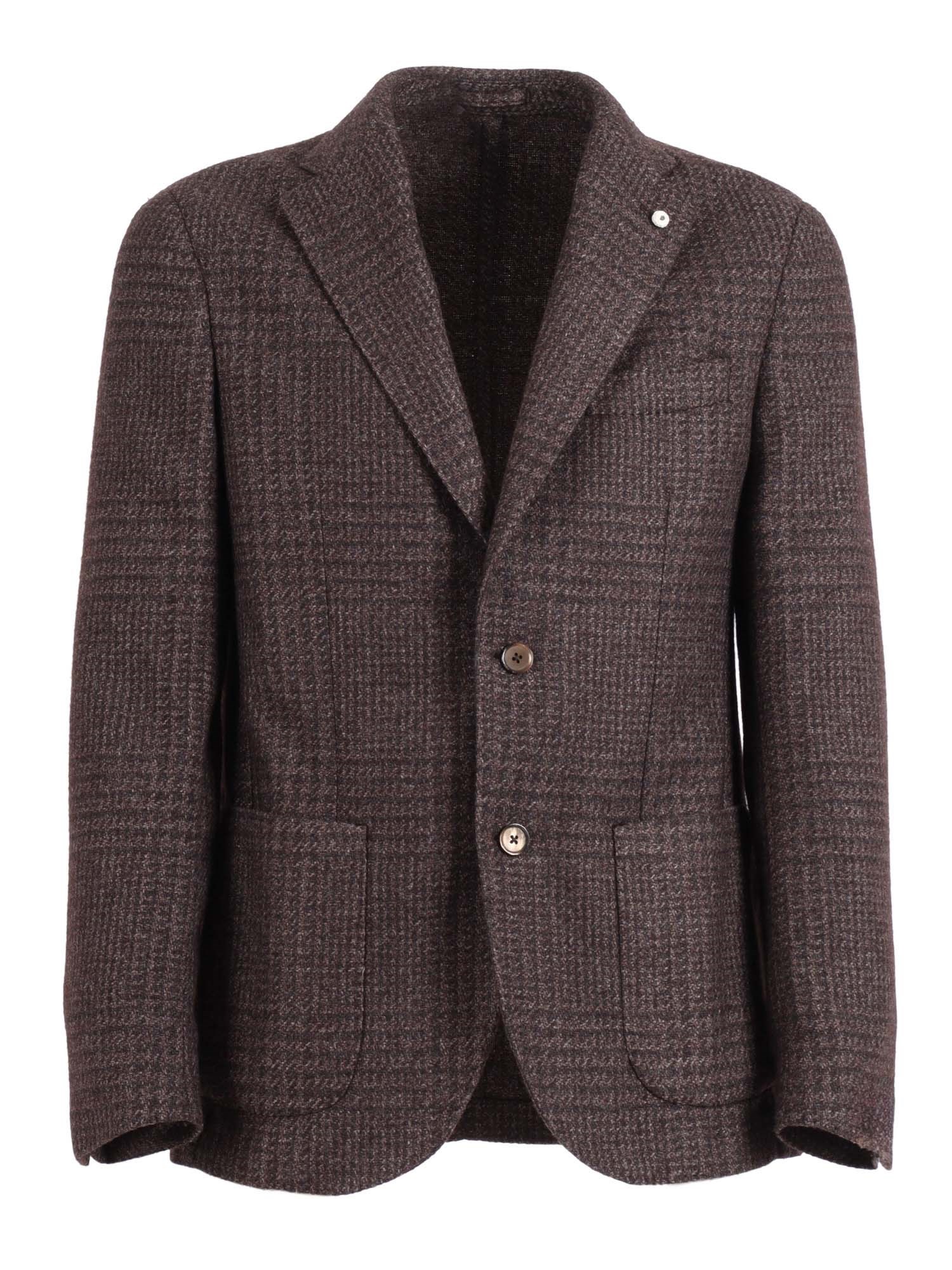 L.b.m 1911 L.b.m. 1911 Single-breasted Jacket In Brown